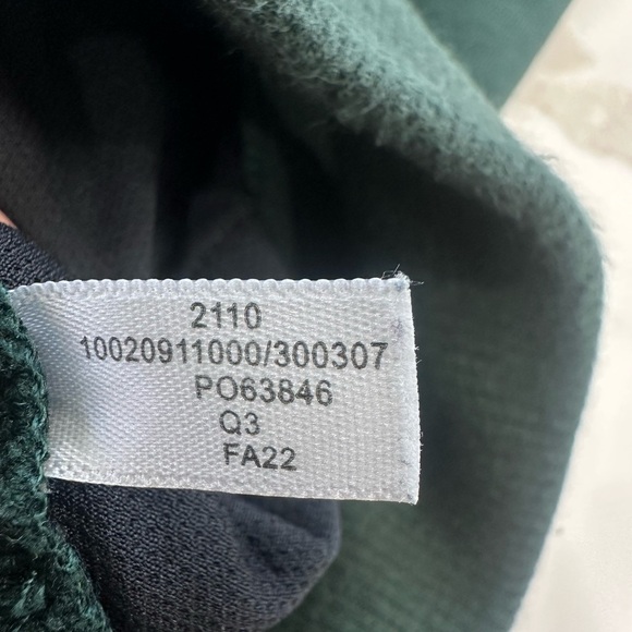 Tommy John Go Anywhere Hoodie Dark Forest Green Large FA22 Pullover - Picture 7 of 8